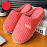 Warm Plush Slippers Household Indoor Couple Women's House Shoes