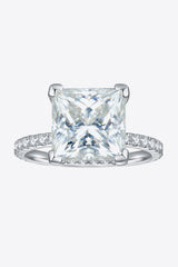 Opulence Emporion's - 5.52 Carat Moissanite Side Stone Ring
