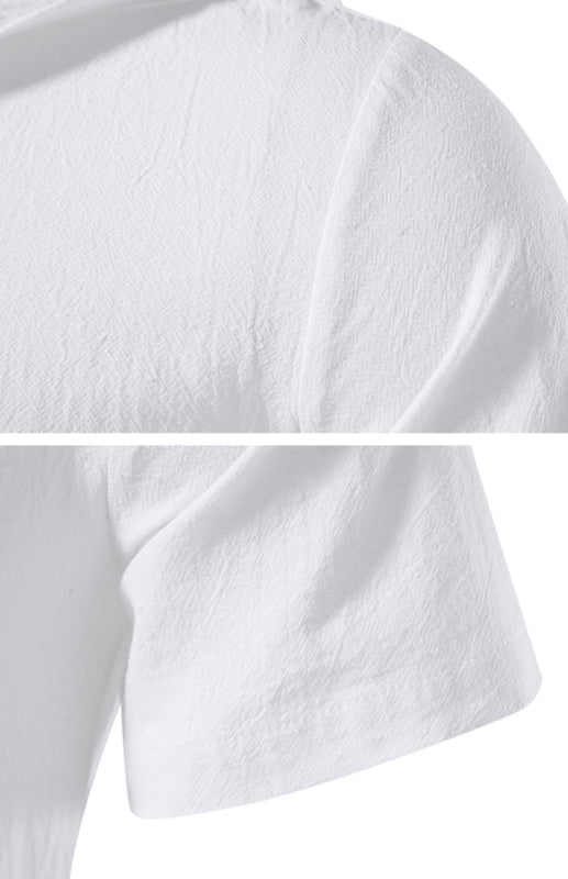 The Stylish Solid Color Hooded T-Shirt for Men