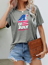Opulence Emporion's - 4th OF JULY INDEPENDENCE DAY Graphic Tee