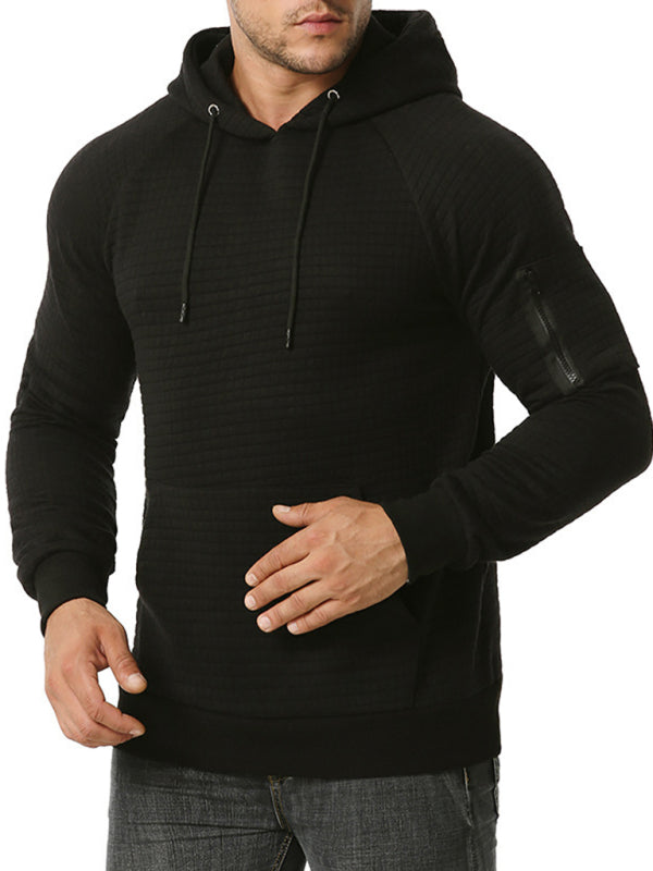 Men's Hooded Pullover Sports Casual Loose Long Sleeve Sweatshirt