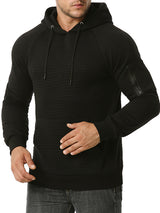 Men's Hooded Pullover Sports Casual Loose Long Sleeve Sweatshirt
