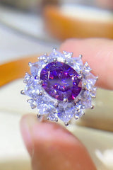 Opulence Emporion's - 3 Carat Moissanite Platinum-Plated Ring