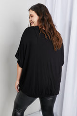 Opulence EmpórionBlumin Apparel Full Size Graphic Dolman Sleeve Longline Top