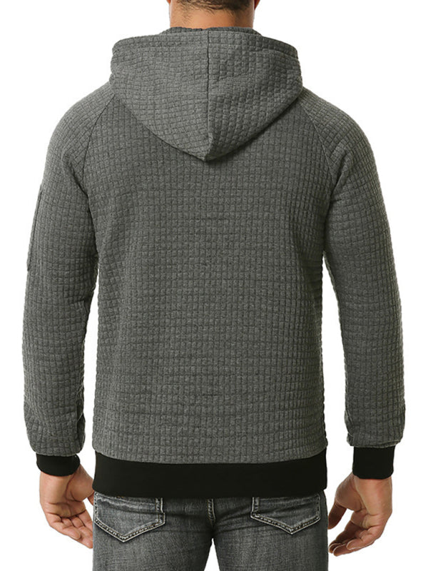 Men's Hooded Pullover Sports Casual Loose Long Sleeve Sweatshirt