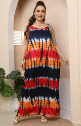 Women's Plus Size Sleeveless Long Dress
