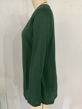 Ladies T-Shirt With Loose Round Neck And Casual Style