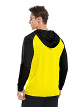 Men's contrast sleeve hoodies & sweatshirts