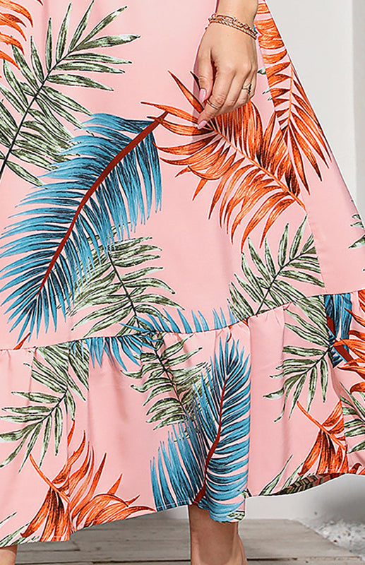 Women's Printed Off Shoulder Long Dress