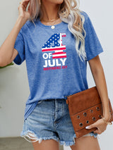 Opulence Emporion's - 4th OF JULY INDEPENDENCE DAY Graphic Tee