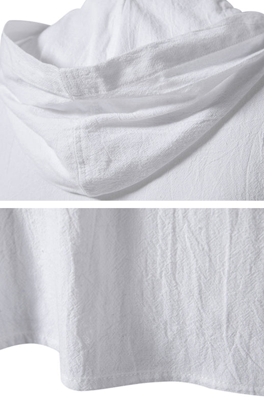 The Stylish Solid Color Hooded T-Shirt for Men