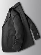 Men's Casual Knit Textured Suit Jacket