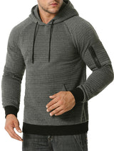 Men's Hooded Pullover Sports Casual Loose Long Sleeve Sweatshirt