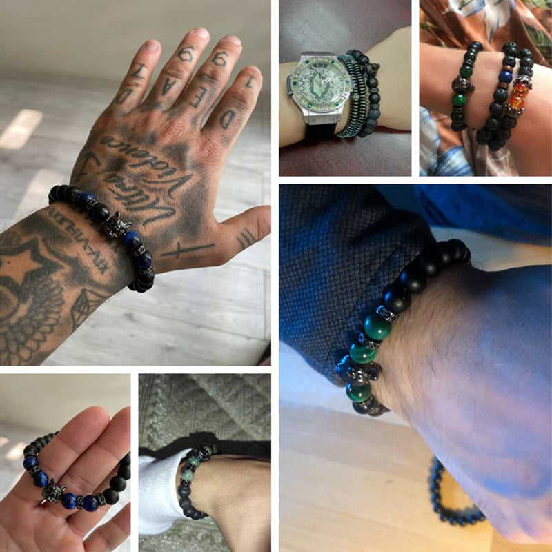 Wolf Beaded Bracelet