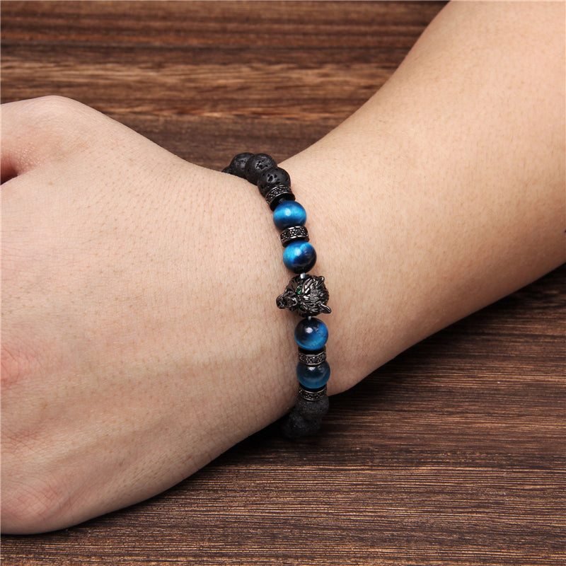 Wolf Beaded Bracelet