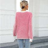 Pre-Order Autumn Winter Women's Pullover Sweater Striped Sweater Sweater