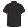 Loose Solid Color Casual Lapel Ordinary Short Sleeve Shirt Men