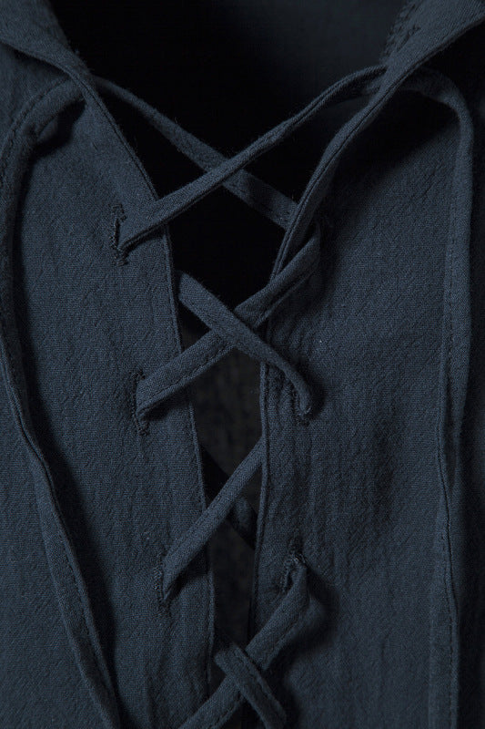 The Stylish Solid Color Hooded T-Shirt for Men
