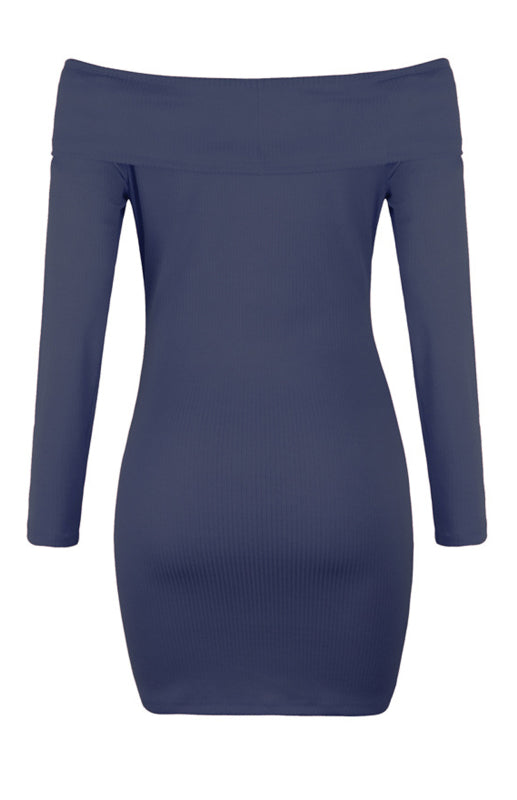 Women'S Casual One-Shoulder Maternity Dress