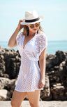 Sexy Cutout Bikini Beach Blouse for Women