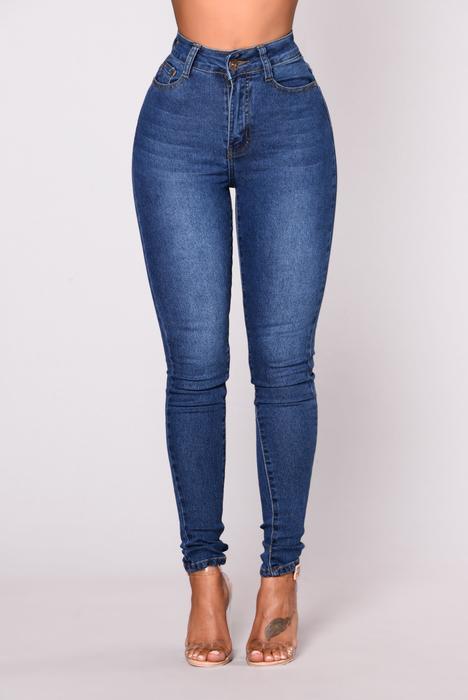 Women's Solid Color Slim High Stretch Denim Pencil Pants