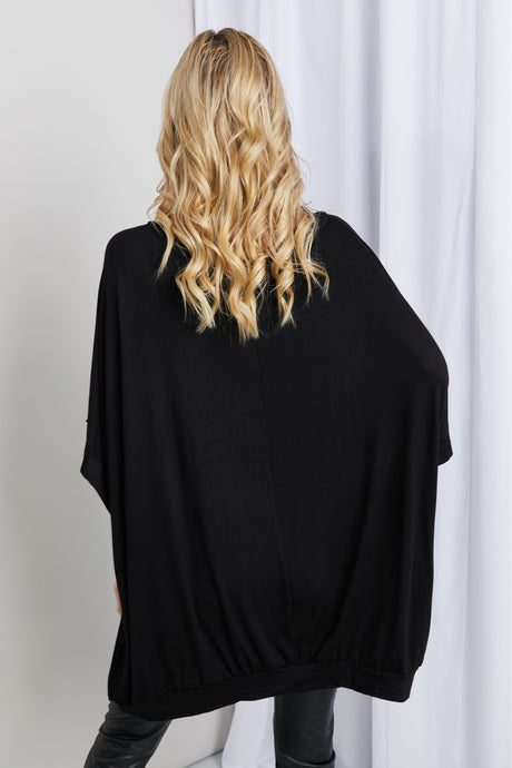 Opulence EmpórionBlumin Apparel Full Size Graphic Dolman Sleeve Longline Top