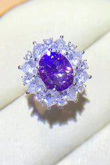 Opulence Emporion's - 3 Carat Moissanite Platinum-Plated Ring