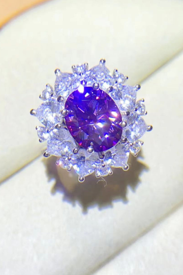 Opulence Emporion's - 3 Carat Moissanite Platinum-Plated Ring