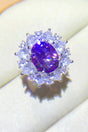 Opulence Emporion's - 3 Carat Moissanite Platinum-Plated Ring