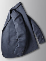 Men's Casual Knit Textured Suit Jacket
