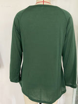Ladies T-Shirt With Loose Round Neck And Casual Style