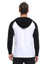 Men's contrast sleeve hoodies & sweatshirts