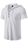 The Stylish Solid Color Hooded T-Shirt for Men