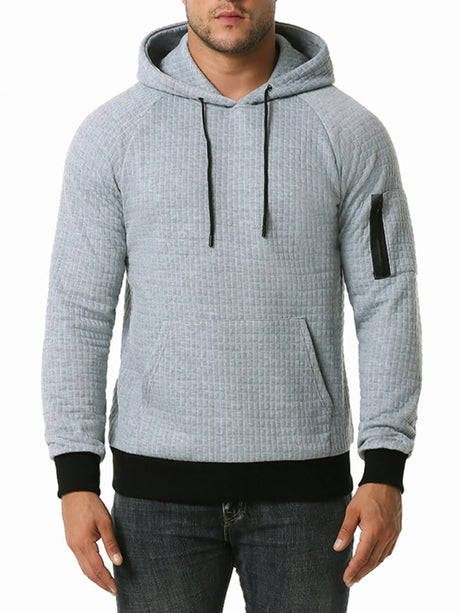 Men's Hooded Pullover Sports Casual Loose Long Sleeve Sweatshirt