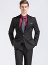 Men's Slim Fit Business Two Piece Suit