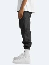Men's Solid Color Relaxed Cargo Pants