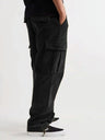 $27.01 Corduroy multi-pocket straight trousers men's sweeping pants men's casual loose trousers