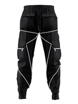 Men's Multi-pocket Line Design Cargo Pants