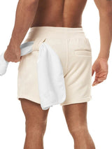 Men's Solid Color Sweat-wicking Running Shorts