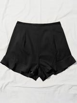 Women's lotus leaf edge loose casual shorts