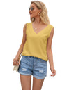 Women's Sexy Hollow Lace Patchwork V-Neck Top