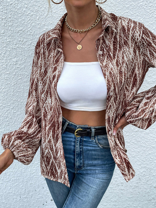 Woman'S New Shirts Spring Autumn Tie Long Sleeve Shirts