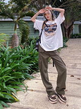 Women’s Cute High Rise Scout Cargo Pants