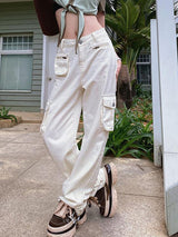Women’s Cute High Rise Scout Cargo Pants