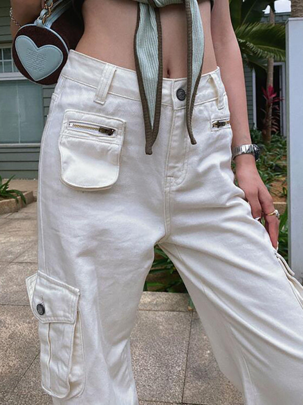 Women’s Cute High Rise Scout Cargo Pants