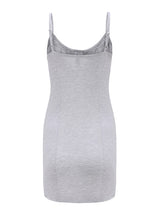 Women's sexy backless slimming bodycon halter dress