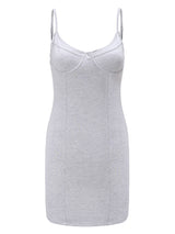 Women's sexy backless slimming bodycon halter dress
