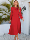 Women’s A-line Bow Dress