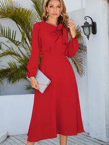 Women’s A-line Bow Dress