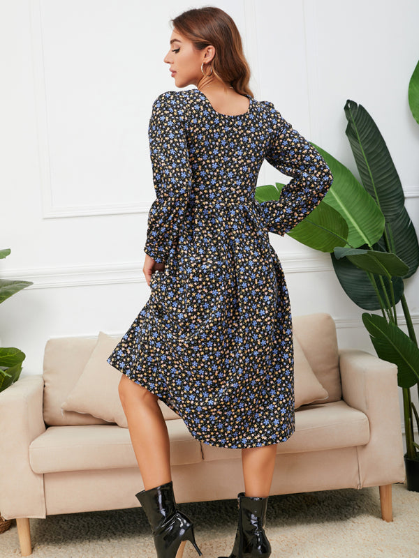 Women’s Everyday Floral Print Longsleeve Dress
